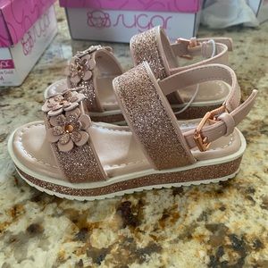 Rose Gold Kids Sandals
